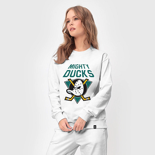 Женский костюм Анахайм Дакс, Mighty Ducks / Белый – фото 3