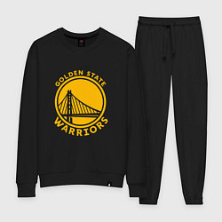 Костюм хлопковый женский Golden state Warriors NBA, цвет: черный