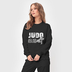 Костюм хлопковый женский Style Judo, цвет: черный — фото 2