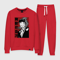 Костюм хлопковый женский Рэн Чан, цвет: красный