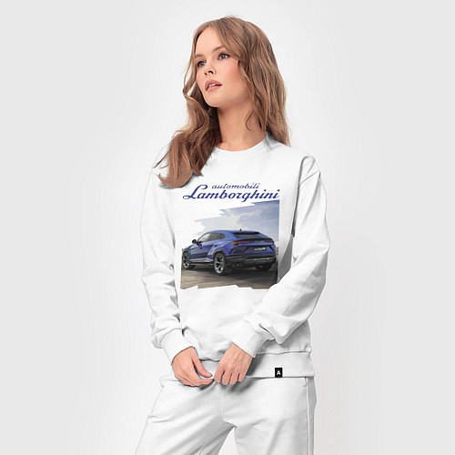 Женский костюм Lamborghini Urus Sport / Белый – фото 3