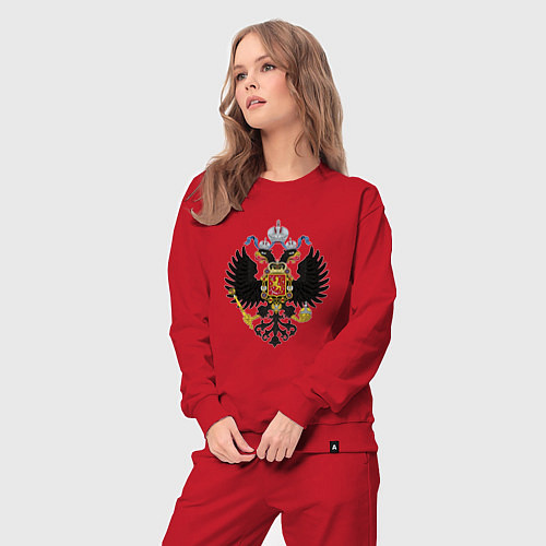 Женский костюм Черный орел Российской империи / Красный – фото 3