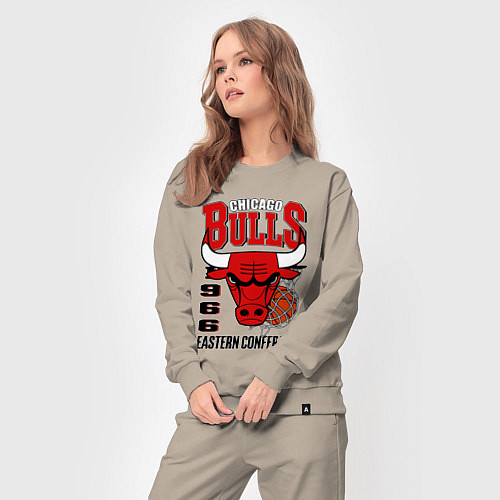 Женский костюм Chicago Bulls NBA / Миндальный – фото 3