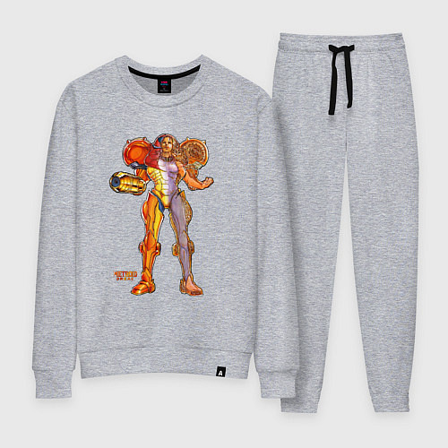 Женский костюм Анатомия Экзоскелета Metroid Dread / Меланж – фото 1
