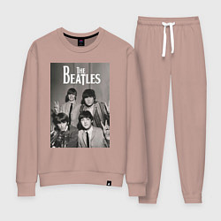 Костюм хлопковый женский Легендарные музыканты, цвет: пыльно-розовый