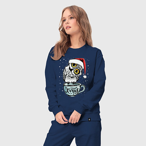 Женский костюм X-mas Owl / Тёмно-синий – фото 3