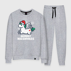Костюм хлопковый женский Merry Kissmyass Unicorn, цвет: меланж