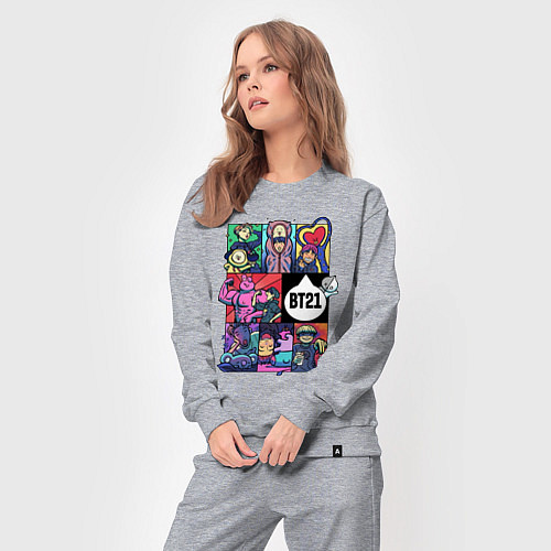 Женский костюм BT21 POP-ART / Меланж – фото 3