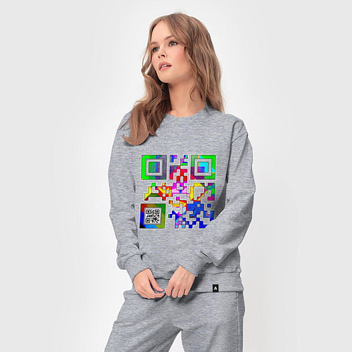 Женский костюм Color QR / Меланж – фото 3