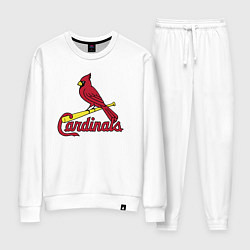 Костюм хлопковый женский St Louis Cardinals - baseball team, цвет: белый