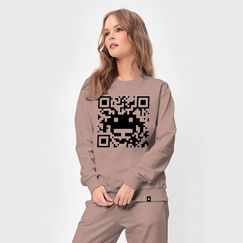 Женский костюм QR-Monster / Пыльно-розовый – фото 3