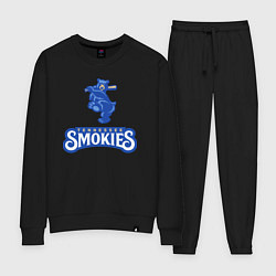 Костюм хлопковый женский Tennessee smokies - baseball team, цвет: черный