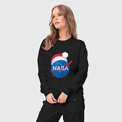 Костюм хлопковый женский NASA NEW YEAR 2022, цвет: черный — фото 2