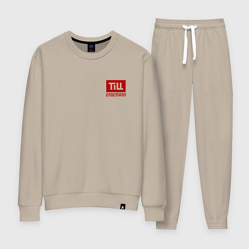 Женский костюм TILL LINDEMANN NEW LOGO / Миндальный – фото 1