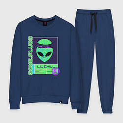 Костюм хлопковый женский GONE FLUDD UFO, цвет: тёмно-синий