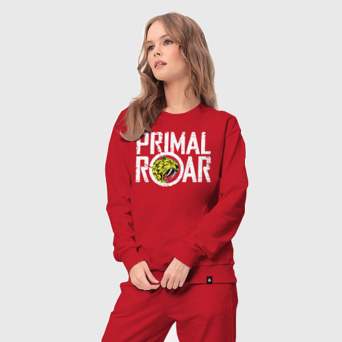 Женский костюм PRIMAL ROAR logo / Красный – фото 3