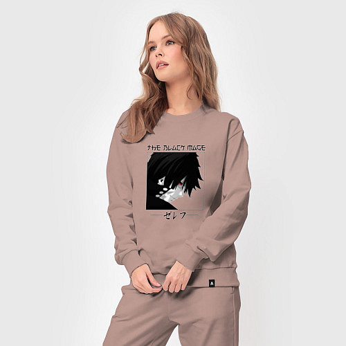 Женский костюм Хвост Феи Fairy Tail, Зереф Zeref / Пыльно-розовый – фото 3