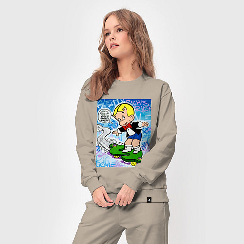 Женский костюм Richie Rich ALEC ART / Миндальный – фото 3