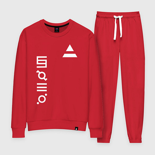 Женский костюм 30 секунд до марса лого / Красный – фото 1