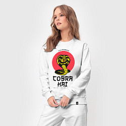 Костюм хлопковый женский Cobra Kai: California, цвет: белый — фото 2