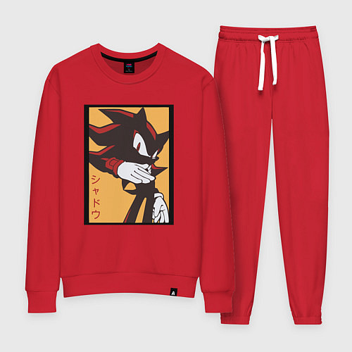 Женский костюм Ёж Шэдоу 006 / Красный – фото 1