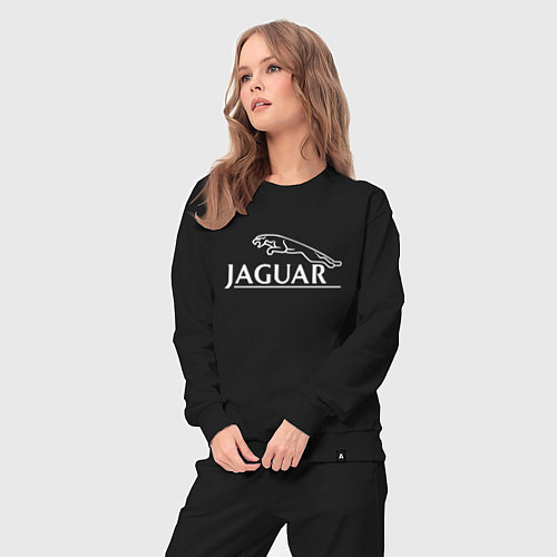 Женский костюм Jaguar, Ягуар Логотип / Черный – фото 3