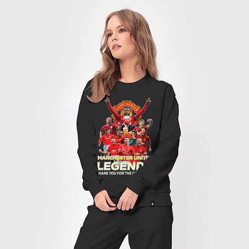 Женский костюм Легенды Манчестера Manchester United Legends / Черный – фото 3
