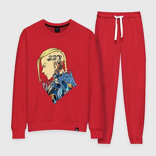 Женский костюм ДРАКЕН ТОКИЙСКИЕ МСТИТЕЛИ ТОСВА / Красный – фото 1