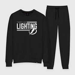 Костюм хлопковый женский TAMPA BAY LIGHTIN NHL ТАМПА БЭЙ НХЛ, цвет: черный