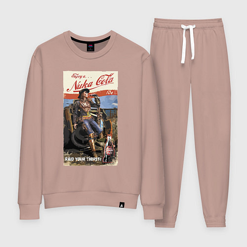 Женский костюм Nuka Cola - raid your first! / Пыльно-розовый – фото 1