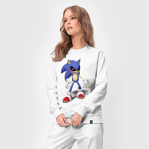 Женский костюм Sonic Exe Video game Hype / Белый – фото 3