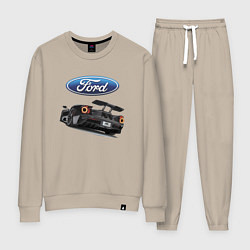 Костюм хлопковый женский Ford Performance Motorsport, цвет: миндальный