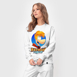 Костюм хлопковый женский Веселый Rayman, цвет: белый — фото 2