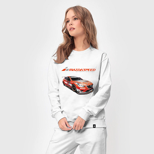 Женский костюм Mazda Motorsport Development / Белый – фото 3