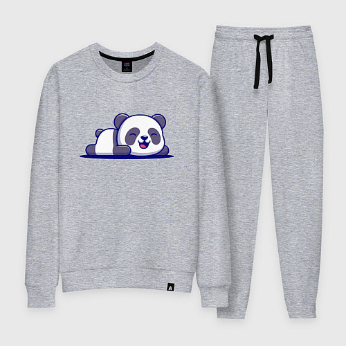 Женский костюм Милашка панда Cutie panda / Меланж – фото 1