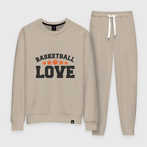 Женский костюм Love - Basketball / Миндальный – фото 1