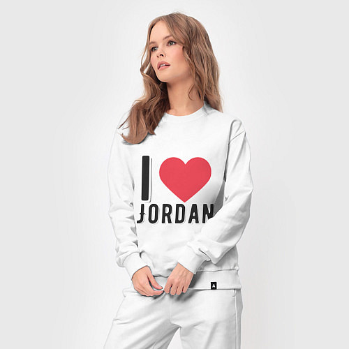 Женский костюм I Love Jordan / Белый – фото 3