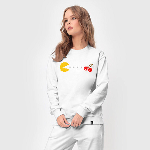 Женский костюм Pac-man 8bit / Белый – фото 3