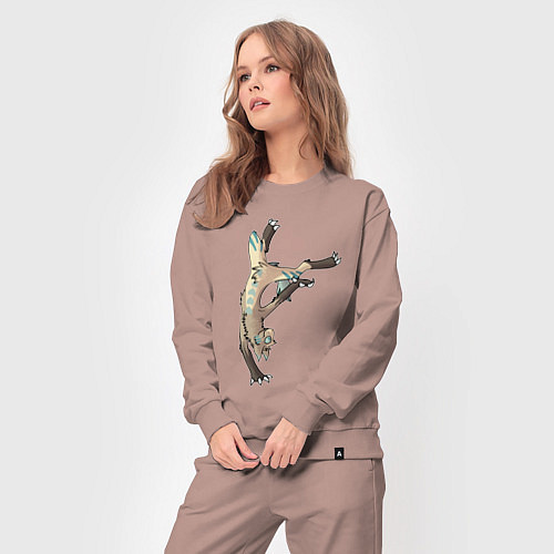 Женский костюм Котяра акробат Acrobat cat / Пыльно-розовый – фото 3