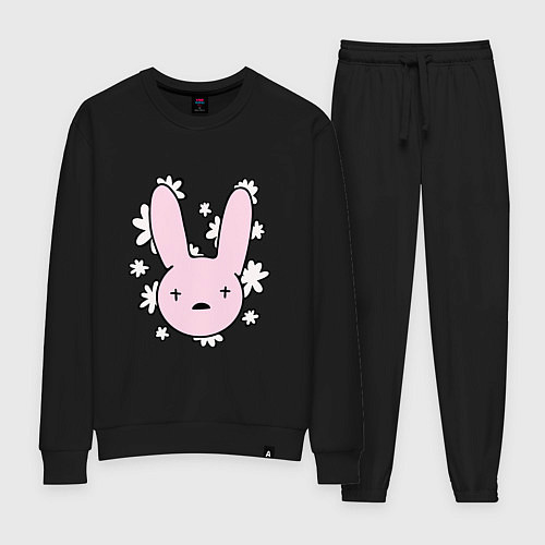 Женский костюм Bad Bunny Floral Bunny / Черный – фото 1