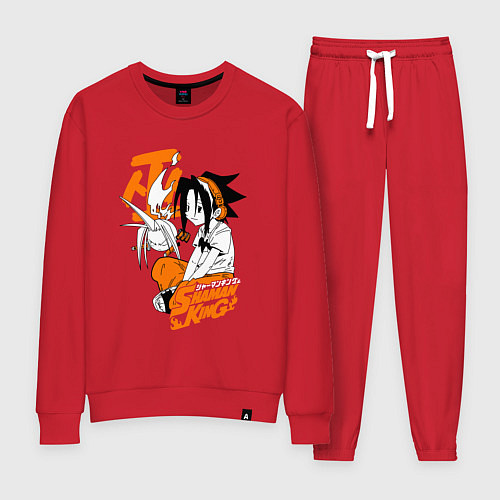 Женский костюм ШАМАН КИНГ SHAMAN KING ЙО / Красный – фото 1