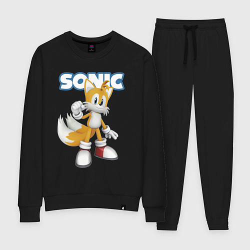 Женский костюм Майлз Тейлз Прауэр Sonic Видеоигра / Черный – фото 1