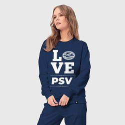 Костюм хлопковый женский PSV Love Classic, цвет: тёмно-синий — фото 2
