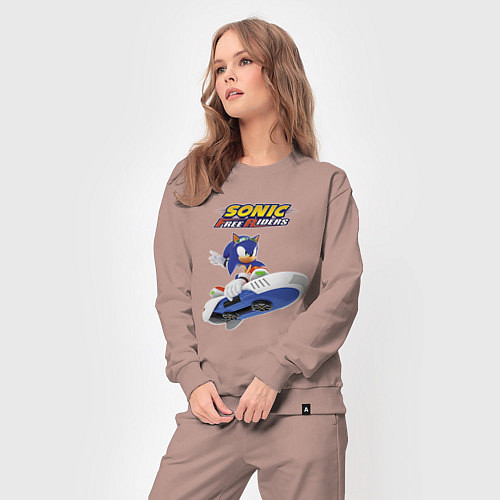 Женский костюм Sonic Free Riders Hedgehog Racer / Пыльно-розовый – фото 3