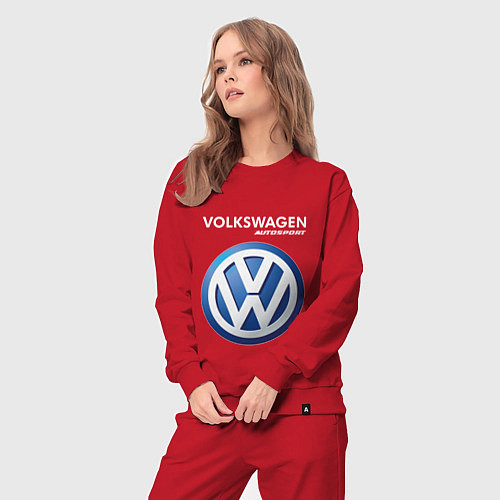 Женский костюм VOLKSWAGEN Autosport / Красный – фото 3