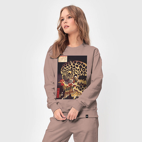 Женский костюм The Tiger of Ryokoku Тигр / Пыльно-розовый – фото 3