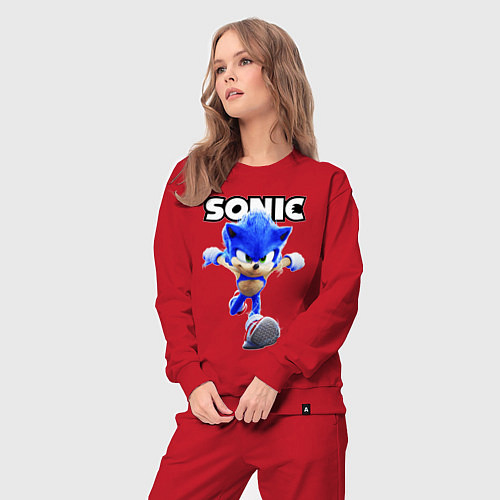 Женский костюм Sonic the Hedgehog 2 / Красный – фото 3
