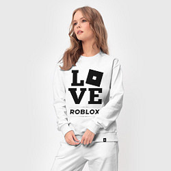 Костюм хлопковый женский Roblox Love Classic, цвет: белый — фото 2