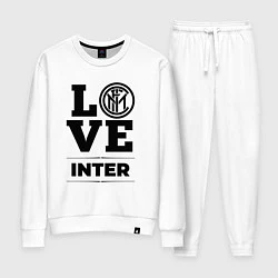 Костюм хлопковый женский Inter Love Классика, цвет: белый