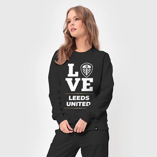 Женский костюм Leeds United Love Classic / Черный – фото 3